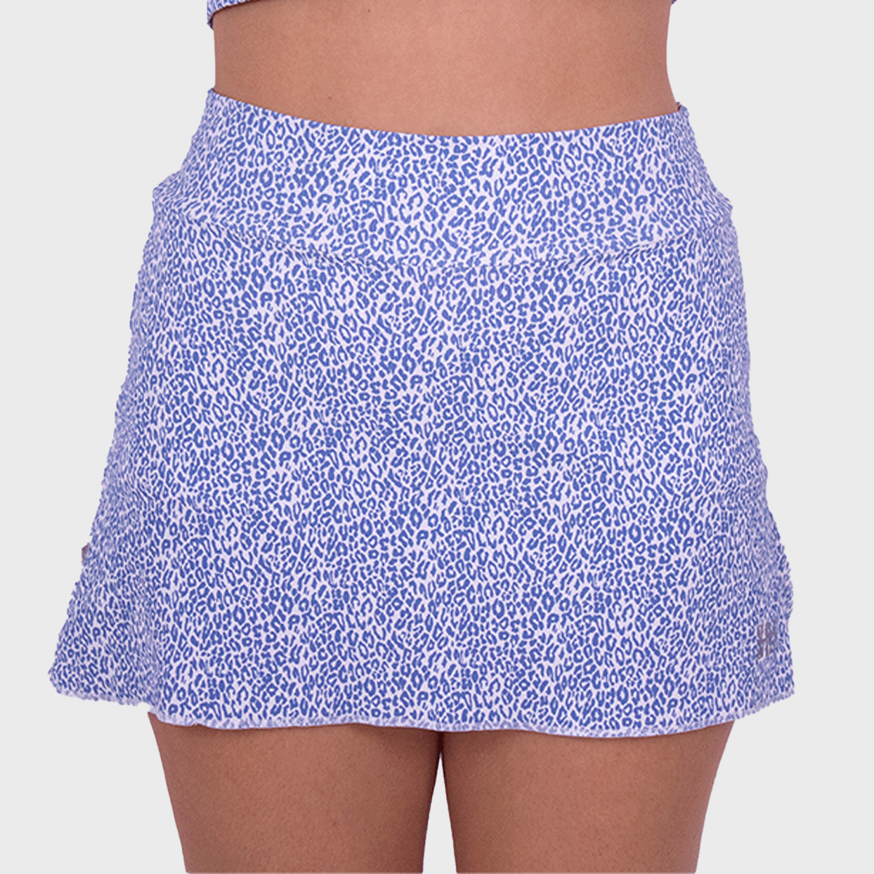 Falda de pádel Leopard Blue