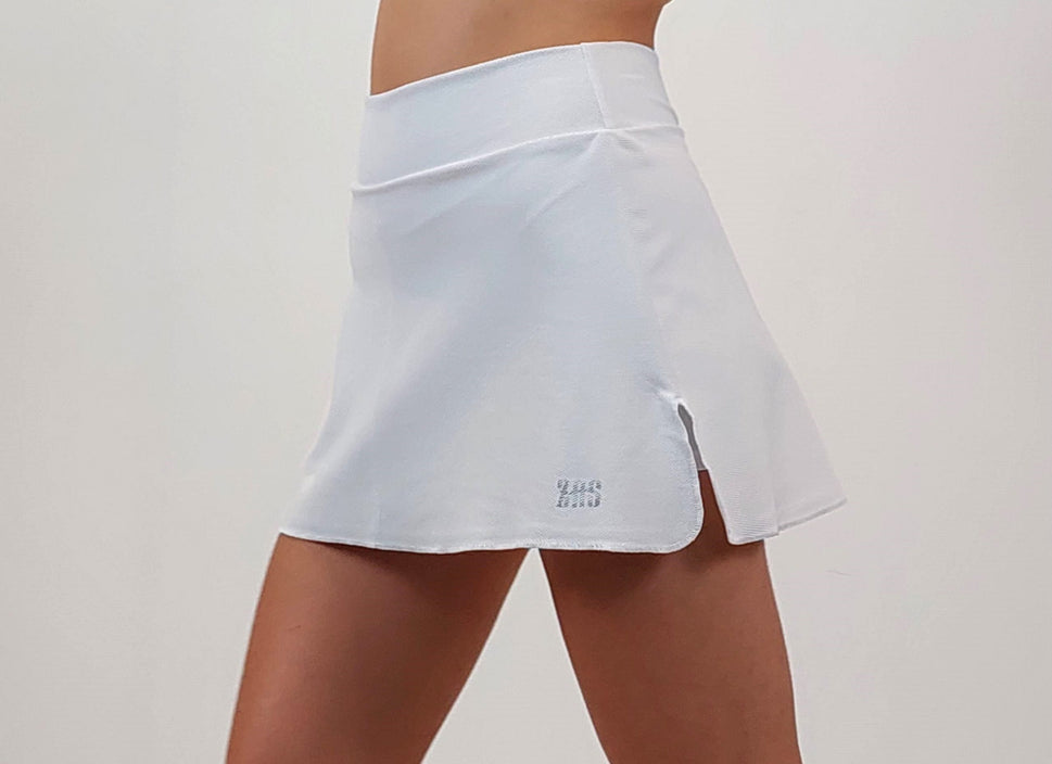 Falda técnica de Piqué primeS / Blanco