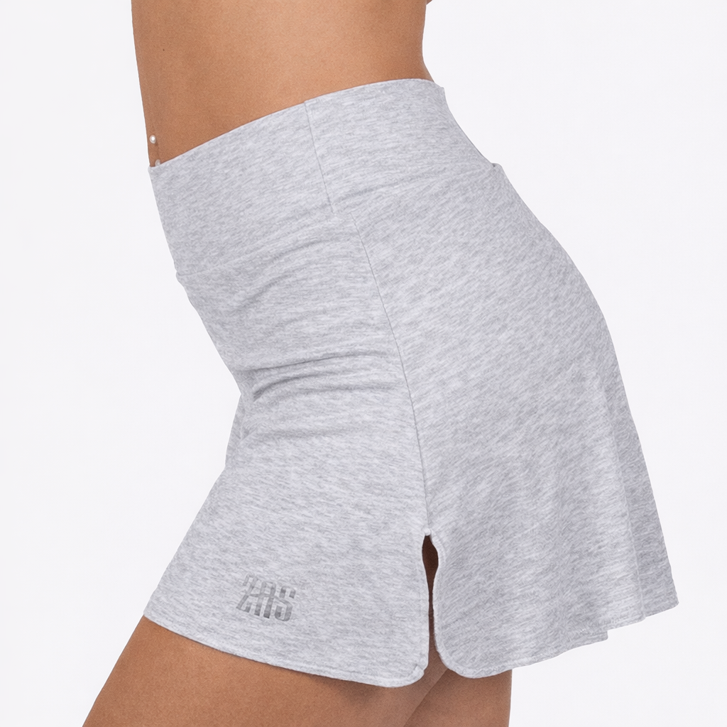 Falda de pádel mujer Prime Soft grey
