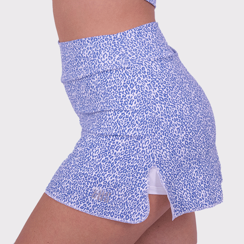 Falda de pádel Leopard Blue