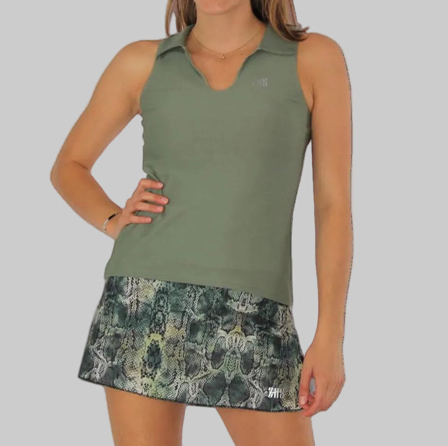 conjunto-de-padel-femenino-kaki-zas - ZAS Store