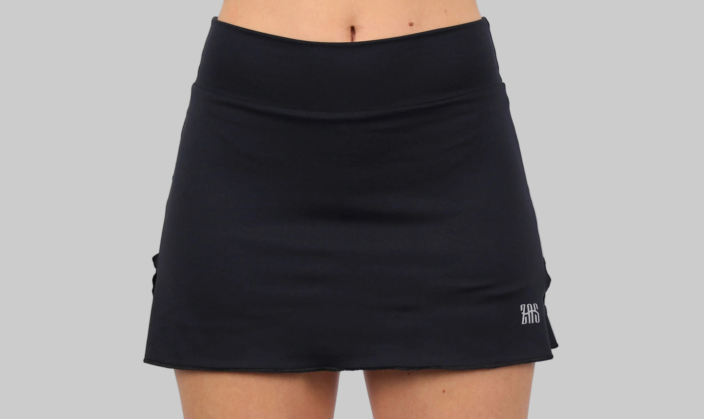 Falda de pádel técnica negra