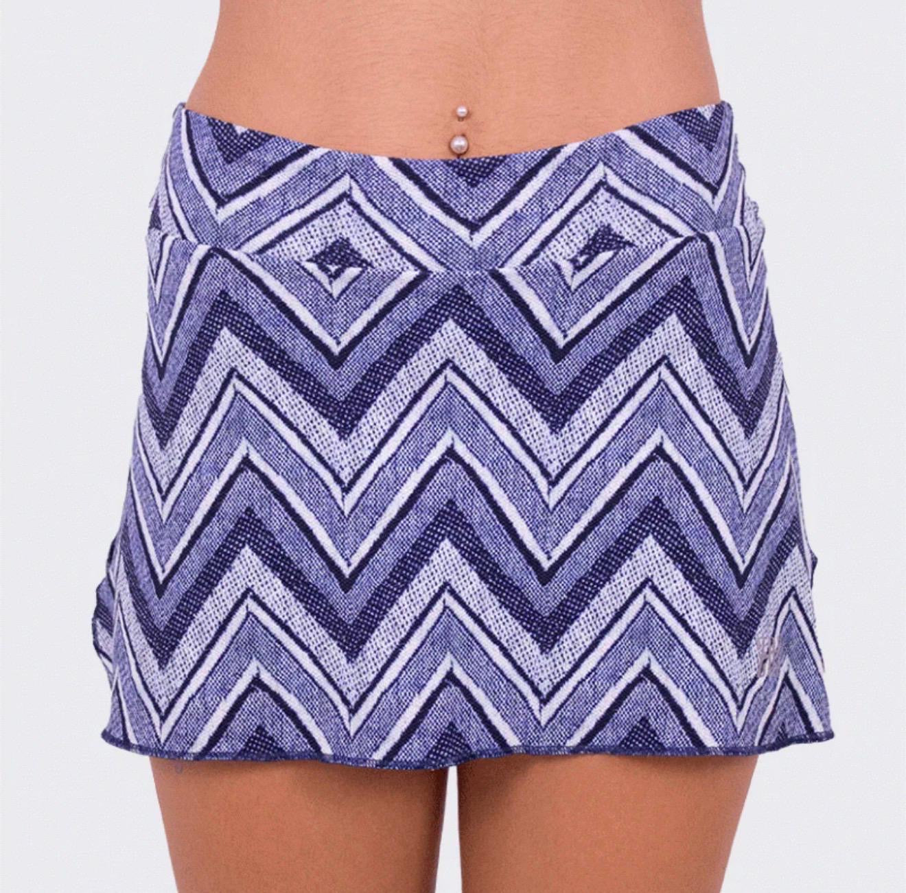 Falda de pádel femenina de tonos Azules zas
