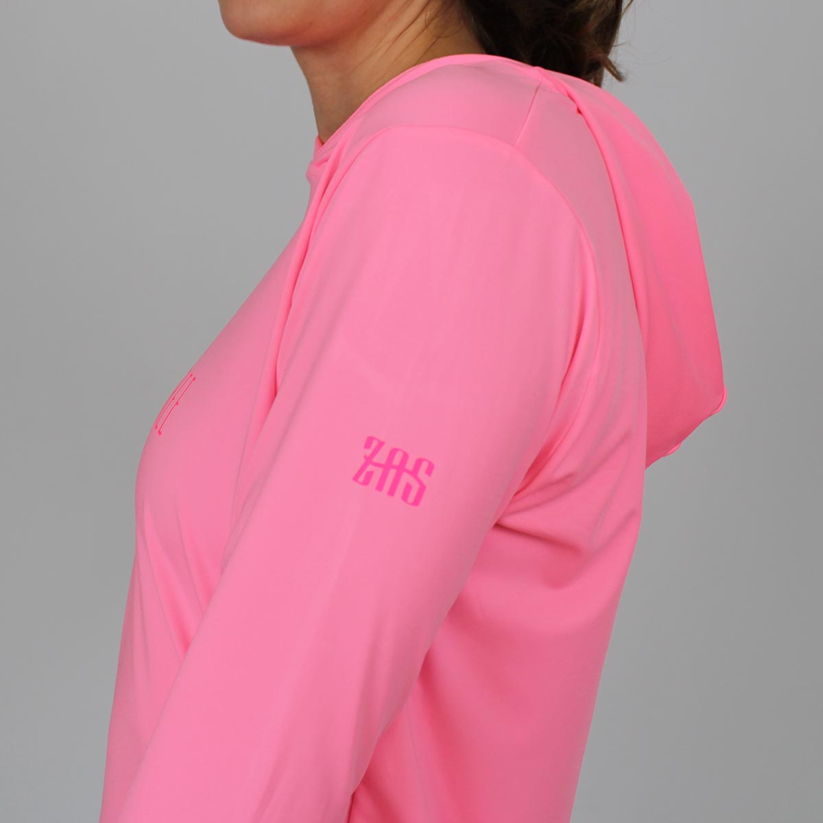 hoodie técnica rosa para pádel y tenis ZAS