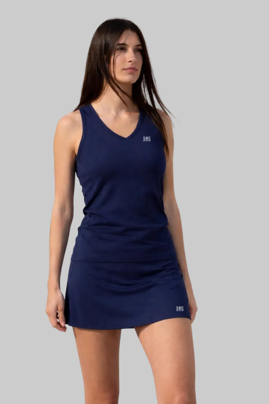 Conjunto pádel mujer técnico un tono