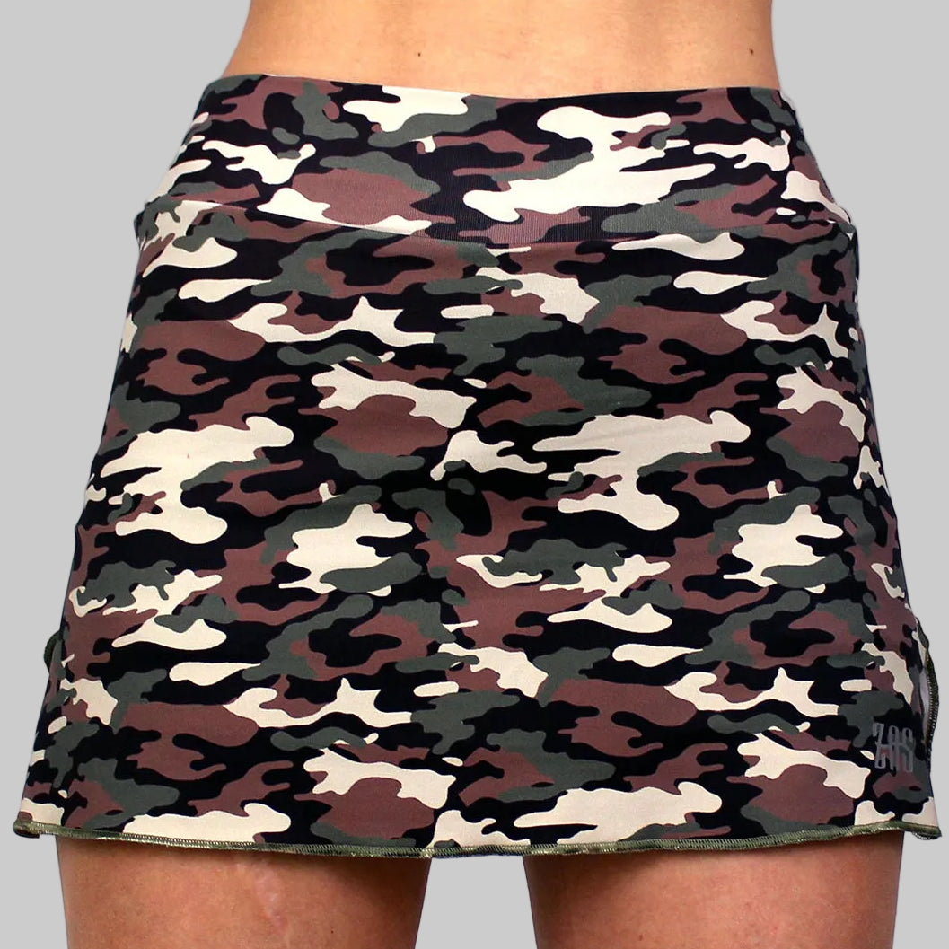 Falda de pádel camuflaje mujer modelo Prime ZAS vista frontal