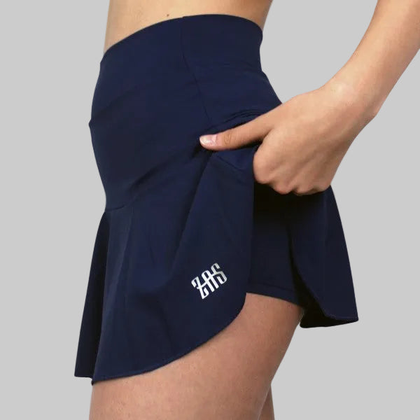 Falda de Pádel swing azul marino