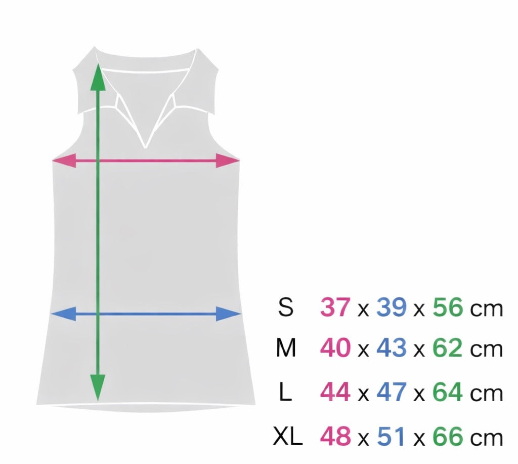 Tallas del polo zas para deporte femenino sin mangas