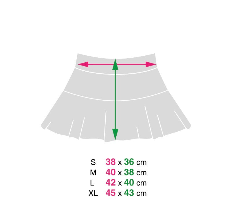 Tallas de la falda swing de zas